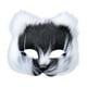 thumbnail image 2 of Máscara Therian 2025 de Gatos y Zorros para Cosplay | Máscara Realista de Cara de Gato | Máscara de Animal para Halloween | Plástico Negro + Afelpada | 18X18X9Cm | 74G | Accesorio para Fiesta de Hall, 2 of 7