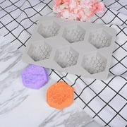 Kokovifyves Home and Garden Kitchen and Baking Silicone Mould 6 Hole Honey Bee Design Soap Wax Mold for Handmade Diy Craft