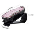 thumbnail image 5 of TrendBox Bling Crystal Sunglasses Clip Holder for Car Sun Visor - Pink, 5 of 6