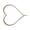 18CM, variant on Iron Heart Shape Garden Stake Large Decorative Landscape and Gardening