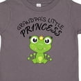 thumbnail image 4 of Inktastic Grandpa's Little Princess Cute Frog Girls Toddler T-Shirt, 4 of 5