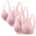 thumbnail image 2 of jobturf 3 Pack Sports Bras for Women No Underwire Push up Bralettes Plus Size Comfort Wire Free Full Support Breathable Everyday Bra, 2 of 3