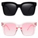 thumbnail image 2 of Gafas de Sol TAOTAOQI Vintage Cuadradas Oversize UV400 para Mujer, 2 of 7