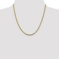thumbnail image 2 of 14K Two-Tone Gold chain 20 in 2.75 mm 2.75mm Tri-color pave Valentino, 2 of 5