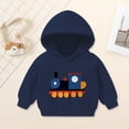 thumbnail image 2 of Zshosam Kids Hoodie Boys Boys Hooded Sweatshirt Pullover Hoodies Long Sleeve Warm Hoodie Sweatshirts for Kids Size 3T 4T,(Navy 3-4 Years), 2 of 7