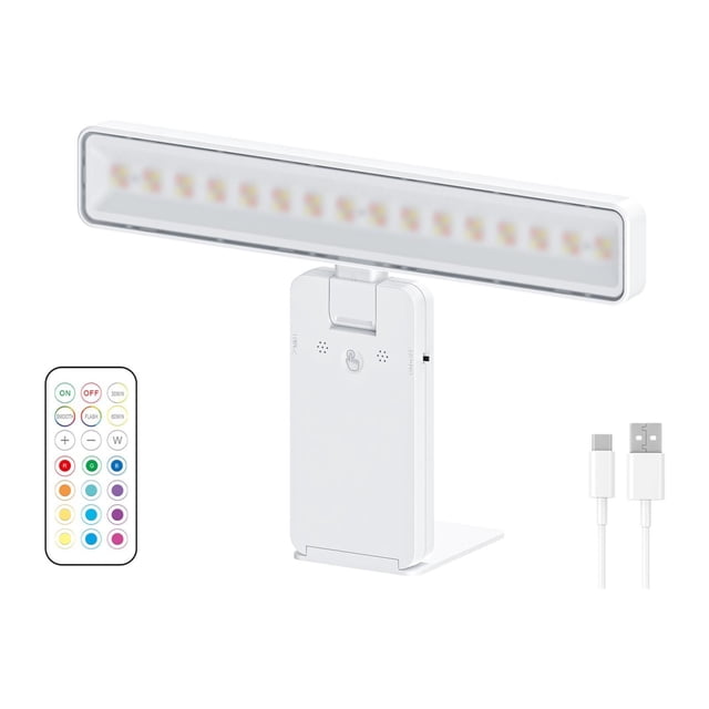 Luz de imagen para exhibición de arte de pared, luz recargable de 13 Rgbw con control remoto para blanco