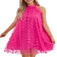 thumbnail image 2 of Women Evening Party Dress Butterfly Appliques Halter Neck Dress, 2 of 9