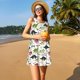 thumbnail image 3 of Fotbe Dinosaur Vestido de Verano sin Mangas para Mujer – Vestido Midi Línea A, Estilo Camiseta Floral, Vestido Playero Casual y Fluido, 3 of 7