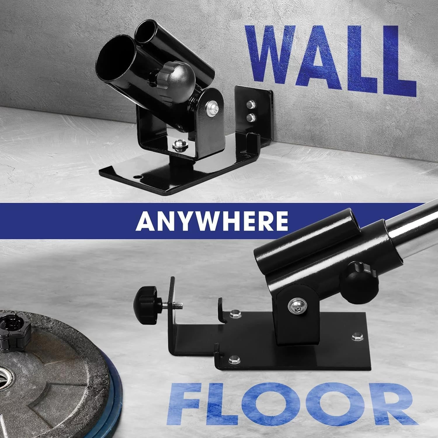 Yes4All T-Bar Row Platform With 360-Degree Swivel Black
