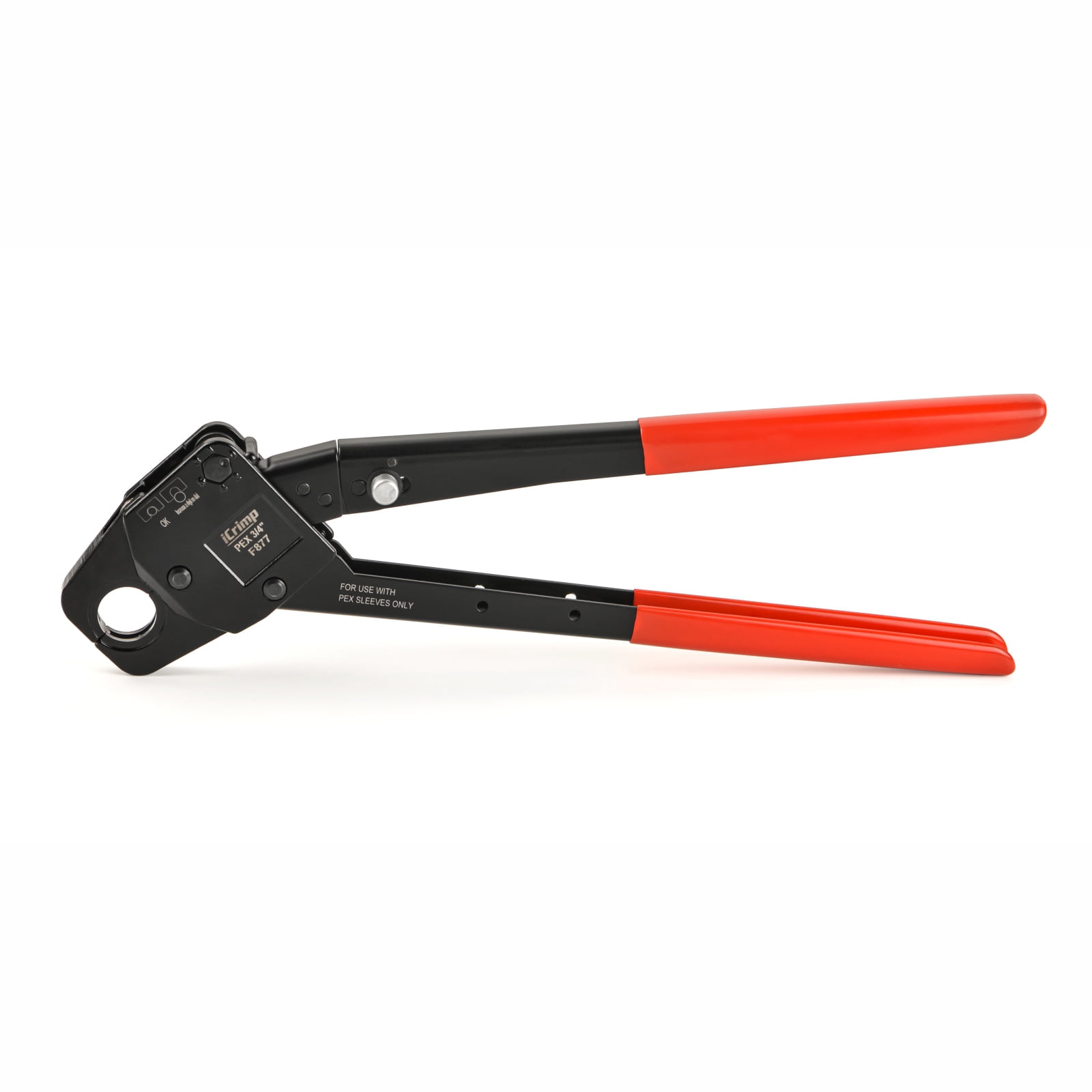iCrimp Angled Head PEX Crimping Tool Works on 3/4" F877 Stainless PEX