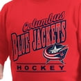 thumbnail image 5 of Men's G-III Sports by Carl Banks  Red Columbus Blue Jackets Adaptive Headliner Fleece Sweatshirt, 5 of 6