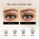 thumbnail image 4 of Extensiones de volumen Eyelash Cluster BEFER Lash 3D Curl de 10 a 16 mm, 4 of 6