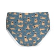 thumbnail image 2 of Pofeuu French Bulldog Yoga Print Boy's Briefs Toddler Boys' Underwear, Organic Cotton, Comfort Briefs-Medium, 2 of 7