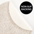 thumbnail image 4 of mDesign Microfiber Accent Rug Mat/Runner, 24" Diameter - Heather Linen/Tan, 4 of 8