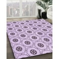 thumbnail image 3 of Ahgly Company Machine Washable Indoor Rectangle Transitional Orchid Purple Area Rugs, 5' x 8', 3 of 7