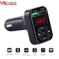 thumbnail image 2 of Reproductor de MP3 para coche con Bluetooth y robot de realidad virtual, transmisor FM, adaptador de kit de manos libres para coche, cargador USB de 5 V y 3,1 A con disco TF/U, reproductor de música y, 2 of 4