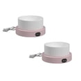 thumbnail image 1 of Leojiow 2Pcs Outside Heated Bowl Large Heated Water Bowl Outdoor Thermostatic Control Heated Cat Bowl Heated Water Dish For Chicken Goose Rabbit Cat 20X14.5Cm, 1 of 4