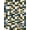 Multicolor, Pattern 2, variant on ODIKA Geometric Wool Checkered Bold Stripe Blocks Hooked Grid Interlocking Non-Slip Low Profile for Hallway, Study Room, Playroom