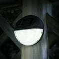 thumbnail image 4 of Pure Garden M150036 Round Solar LED Lights - Black, Set of 4, 4 of 4