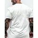 thumbnail image 3 of Men's Fashion "PARIS" Letter 3D Digital Print T-Shirt, Summer Mesh Fabric, Casual Round Neck Short Sleeve Top, Street Style, Polyester, Regular Fit, Sleeve Length, Unisex, Knit Fabric, Solid Color, 3 of 8