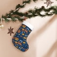 thumbnail image 7 of Salouo Funny Steam Train Print Christmas Stockings,Large Xmas Stocking Set of 1 Holiday and Farmhouse Stocking for Christmas Holiday Party Decoration(17.7*11 Inch), 7 of 7
