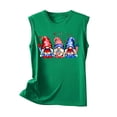 thumbnail image 3 of Qiopertar Blouse Sans Manches Imprimée Mode Décontractée pour Femmes Col Rond Sexy Pull-Over Slim Offres de la Semaine Liquidation à Moins de 5$ jusqu'à 90 % de Réduction, 3 of 4