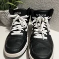 thumbnail image 2 of Adi-das Mens Hoops 2.0 Mid Black Basketball Shoes Sneakers Size 9, 2 of 6