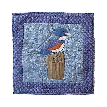 Patch Magic Beach Critters Hen Cotton Throw Pillow
