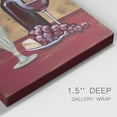 thumbnail image 3 of Vintage Flowers and Wine I Premium Gallery Wrapped Canvas - Ready to Hang, 3 of 9