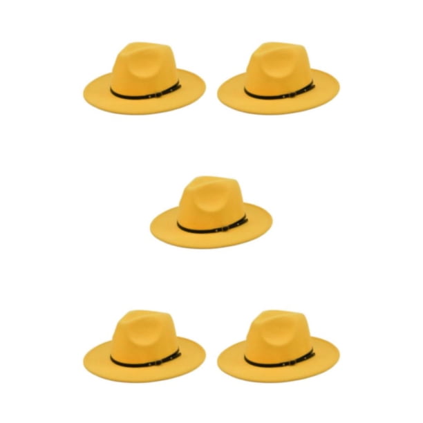 Sonducket Sombreros Para Unisex - Para Atracciones Turísticas Y Bodas Gorras Alta Durable Elegante Ecológico Cómodo BF127-12 amarillo 1 Type2 NO2