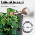 thumbnail image 2 of Outdoor Curtains for Patio Waterproof, St. Patrick's Day Outdoor Privacy Panels Grommet, Lucky Shamrocks Harp Beer Farmhouse Plaid Blackout Outside Curtains for Porch/Cabana 54"x95", 1 Panel, 2 of 8