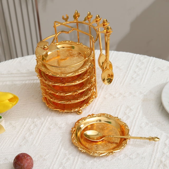 ADDHAT 1 Dorado Para Servicio De Pasteles Y Con Para