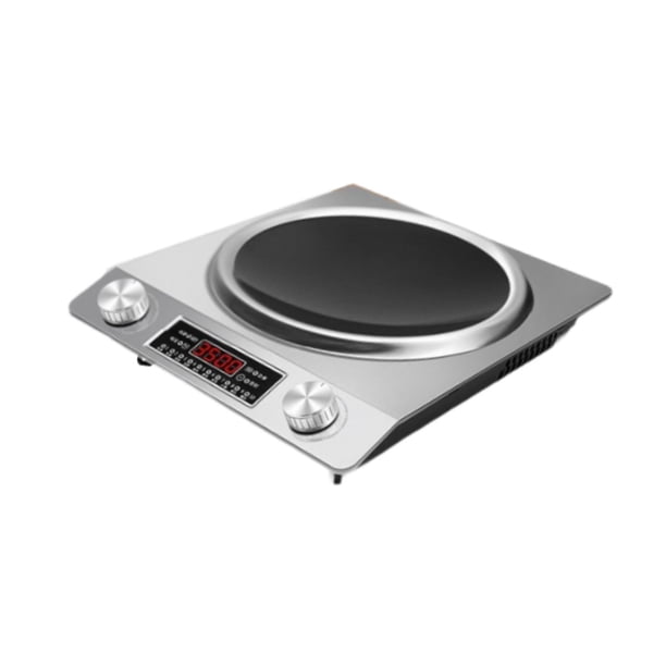 Placas eléctricas para cocinar, cocina eléctrica, utensilios de cocina, función de temporización portátil, hornilla de inducción para campamento, sala Superficie cóncava