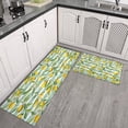 thumbnail image 3 of Lemon Trees Kitchen Rugs and Mats Sets Of 2,Kitchen Decoration Rugs,Rubber Backing Non-Slip Floor Mat for Sink Washable Waterproof Laundry Room Runner Rugs, 3 of 7