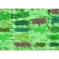 thumbnail image 1 of Ahgly Company Indoor Rectangle Patterned Emerald Green Area Rugs, 8' x 12', 1 of 6