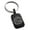 Black, variant on Stainless Steel I Love You to the Moon and Back Engraved Small Rectangle Dog Tag Charm Keychain Keyring