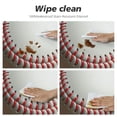 thumbnail image 4 of PIKWEEK Oil Painting Baseball Round Fitted Tablecloth  Fitted Table Cloth for Round Table Waterproof Wipeable Round Elastic Table Cloth Circular Table Cover with Elastic Edge, 4 of 7