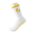 thumbnail image 2 of MAIHAN Valentines Day Cute Crew Socks for Women Pilates Grip Socks for Women,Stylish Design with Comfortable Non Sole(Yellow), 2 of 7