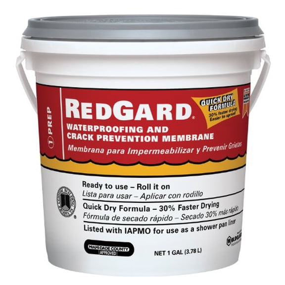 Custom Building Products RedGard Ready to Use Pink Waterproofing and Crack Prevention 1 gal.