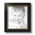 thumbnail image 2 of ArtToFrames 7x8 inch Black Velvet with Gold Picture Frame, Black MDF Poster Frame (4690), 2 of 7