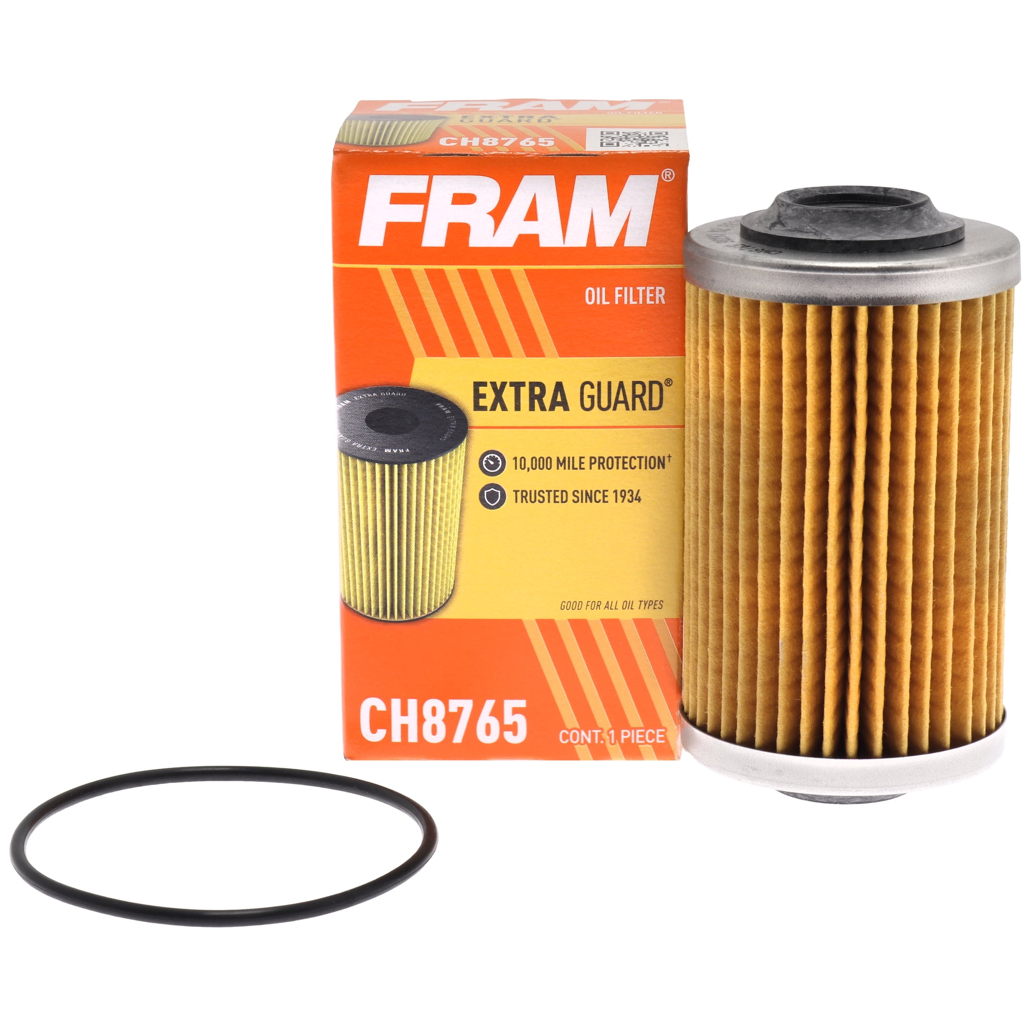 FRAM Extra Guard Oil Filter, CH8765, Up to 10K Miles, High