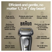 Braun Electric Shaver with Power Case, Series 9 Pro 9477cc Wet & Dry