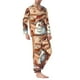 thumbnail image 2 of Fotbe Dinosaur Baking Delight Pijama de Hombre con Estampado de Manga Larga, Conjunto de 2 Piezas, Ropa de Dormir Suave y Cómoda con Bolsillos-Small, 2 of 7
