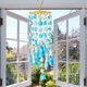 thumbnail image 1 of Campana de viento prismas de cristal colorido Sharpla carillón de viento azul, 1 of 7
