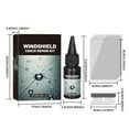 thumbnail image 2 of RuiJiao Car Windshield Crack Repair Kit, 20ml UV Resistant Fluid, Fast Fix for Chips and Cracks, Clear Windshield Repair Solution with Easy Application, Safe Travel Accessories, 2 of 8