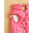 thumbnail image 4 of Zhuge Chaqueta de invierno cortavientos para perros: abrigo cálido de 2 capas con forro polar para perros pequeños, medianos y grandes | Chaleco para clima frío (3XL, rosa), 4 of 4