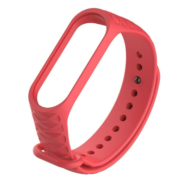 Injueey 13 colores para 3 TPU Correa colorida Reemplazo de Reloj deportivo inteligente Muñequera Relojes inteligentes Rojo mi banda 3