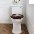 thumbnail image 2 of ZIATUBLE Halloween Black Cat Toilet Seat Lid Cover Elongated for Bathroom Pumpkin Protective Cover Oval Toilet Lid Covers with Stretch Edges Fits Most Toilet Lids Home Decor, 2 of 6