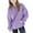 Purple, variant on Lenpel Girls' Oversized Hoodies Casual Long Sleeve Hooded Tunic Sweatshirts Pullover Sweatshirt Tops with Pockets for Kids(Purple,14-15 Years)