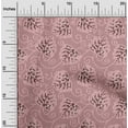 thumbnail image 2 of oneOone Viscose Chiffon Light Pink Fabric Abstract Floral Leaf With Stripes Craft Projects Decor Fabric Printed By The Yard 42 Inch Wide, 2 of 4